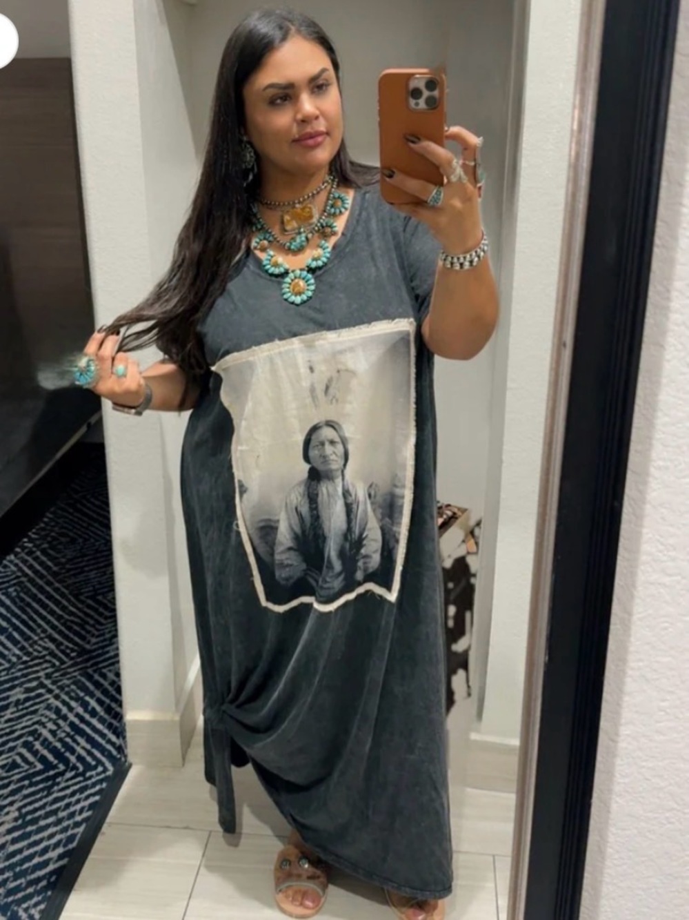 I Love Linen T-Shirt Dress